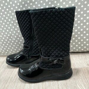 PEDIPED Flex Naomi Boot (Toddler) in Black Patent Leather - Size EU 25 / US 8.5